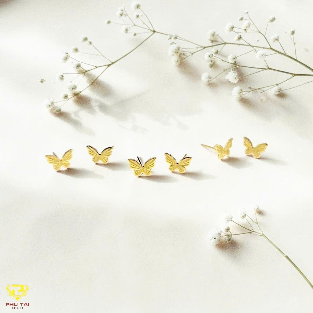 Khuyên tai vàng 24K (mã KT 1306)